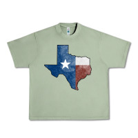 Oil Green Texas Watercolor Map Urban Heavy Tee - Jasminsmagicworld