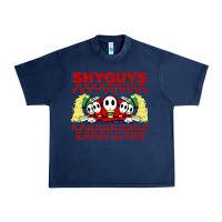 Navy shy guys burger and fries Urban Heavy Tee - artisFamous