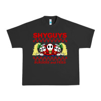 Pigment Black shy guys burger and fries Urban Heavy Tee - artisFamous
