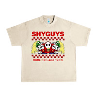 Sandshell shy guys burger and fries Urban Heavy Tee - artisFamous