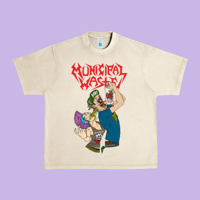 Municipal Waste New Urban Heavy Tee Designed By Artisfamous