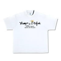 White Rest in Peace Young Dolph Urban Heavy Tee - artisFamous