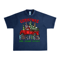 Navy christmas farm fresh Urban Heavy Tee - CowhideDigitalArt