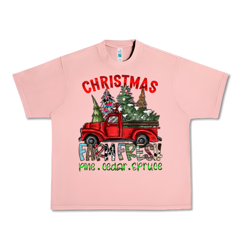 Christmas Farm Fresh Urban Heavy Tee by CowhideDigitalArt | Teevron