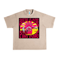 French Oak Best Pigeons Playing Ping Pong Music Urban Heavy Tee - artisFamous