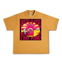 Peanut Butter Best Pigeons Playing Ping Pong Music Urban Heavy Tee - artisFamous