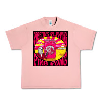 Salmon Best Pigeons Playing Ping Pong Music Urban Heavy Tee - artisFamous