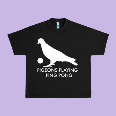 Best Pigeons Playing Ping Pong Music Urban Heavy Tee Designed By Artisfamous