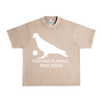 French Oak Best Pigeons Playing Ping Pong Music Urban Heavy Tee - artisFamous