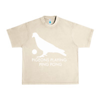 Sandshell Best Pigeons Playing Ping Pong Music Urban Heavy Tee - artisFamous
