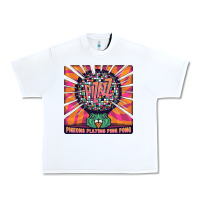 White Best Pigeons Playing Ping Pong Music Urban Heavy Tee - artisFamous