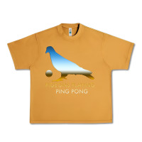 Peanut Butter Best Pigeons Playing Ping Pong Music Urban Heavy Tee - artisFamous
