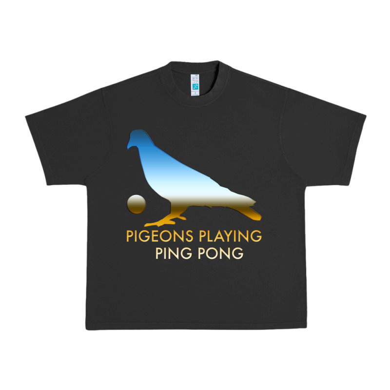 Best Pigeons Playing Ping Pong Music Urban Heavy Tee by artisFamous | Teevron