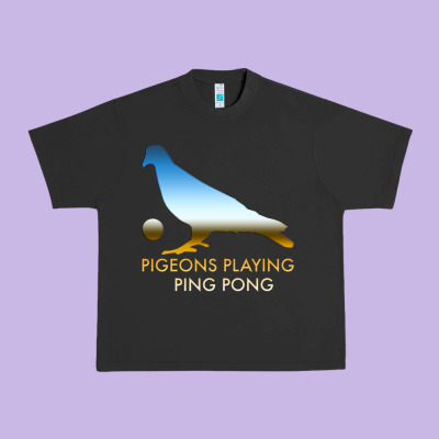 Best Pigeons Playing Ping Pong Music Urban Heavy Tee Designed By Artisfamous