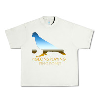 Pistachio Best Pigeons Playing Ping Pong Music Urban Heavy Tee - artisFamous