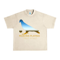 Sandshell Best Pigeons Playing Ping Pong Music Urban Heavy Tee - artisFamous