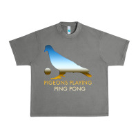 Tornado Best Pigeons Playing Ping Pong Music Urban Heavy Tee - artisFamous