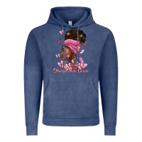 Vintage Denim stronger than cancer Vintage Hoodie - BarkalooDesign