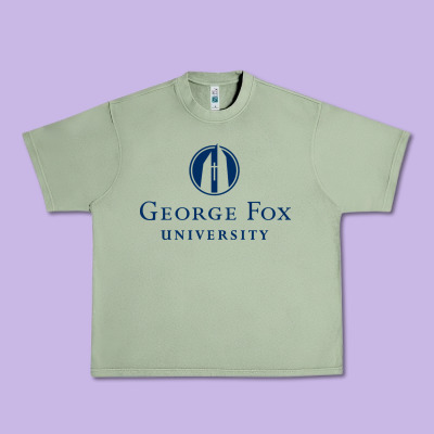 George Fox College Design Urban Heavy Tee Designed By Artisfamous