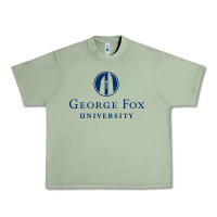 Oil Green George Fox College Design Urban Heavy Tee - artisFamous