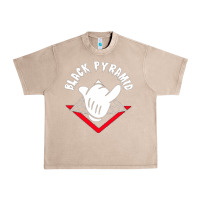 French Oak black pyramid Urban Heavy Tee - artisFamous