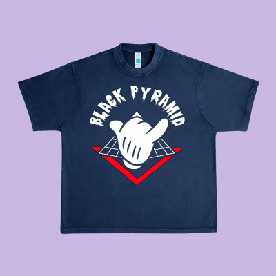 Black Pyramid Urban Heavy Tee Designed By Artisfamous