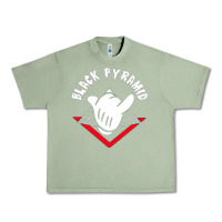 Oil Green black pyramid Urban Heavy Tee - artisFamous