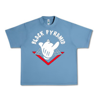 Pebble Blue black pyramid Urban Heavy Tee - artisFamous