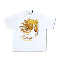 White tina the tina turner musical Urban Heavy Tee - artisFamous