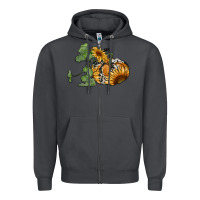 Smoke sunflower pumpkin Zipper Hoodie - RanaPortraitStore