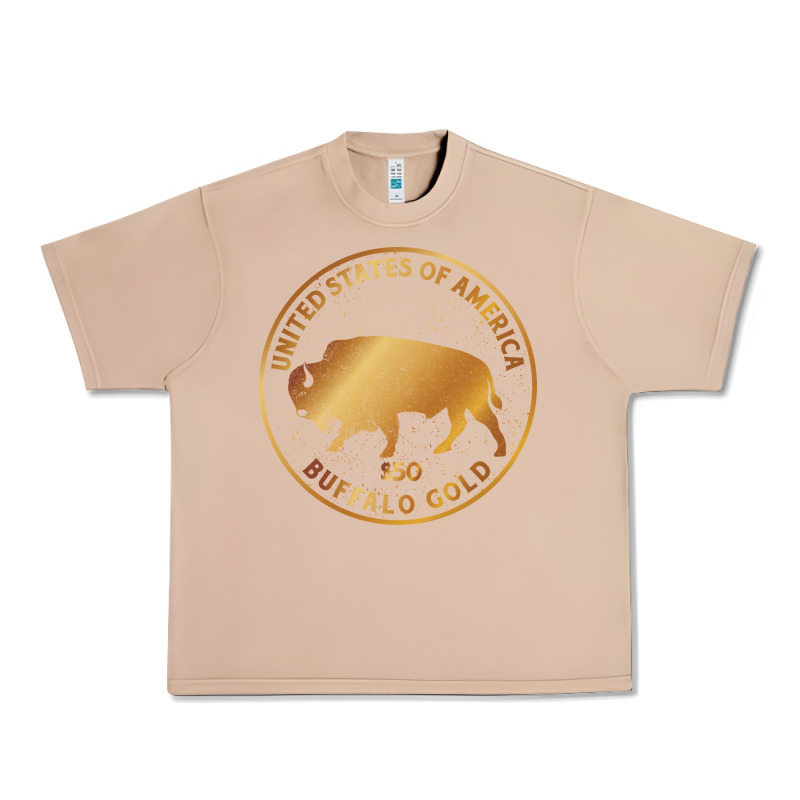 Buffalo Gold Native American - Bison Urban Heavy Tee by artisFamous | Teevron