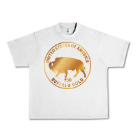 Lunar Rock Buffalo Gold Native American - Bison Urban Heavy Tee - artisFamous