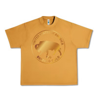 Peanut Butter Buffalo Gold Native American - Bison Urban Heavy Tee - artisFamous