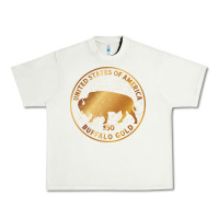 Pistachio Buffalo Gold Native American - Bison Urban Heavy Tee - artisFamous
