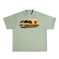 Oil Green 1970s gmc motorhome gmc motorhome Urban Heavy Tee - artisFamous