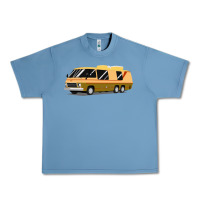 Pebble Blue 1970s gmc motorhome gmc motorhome Urban Heavy Tee - artisFamous
