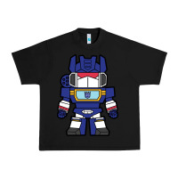 Black soundwave transformers chibi Urban Heavy Tee - artisFamous