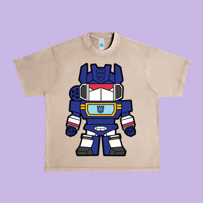 Soundwave Transformers Chibi Urban Heavy Tee Designed By Artisfamous