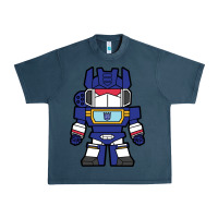 Midnight Navy soundwave transformers chibi Urban Heavy Tee - artisFamous