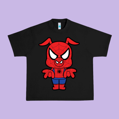 Spider Ham Urban Heavy Tee Designed By Artisfamous