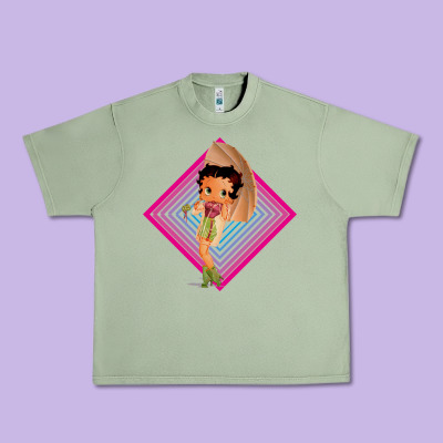 Betty Boop Urban Heavy Tee Designed By Artisfamous