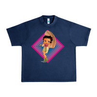 Navy betty boop Urban Heavy Tee - artisFamous