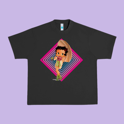 Betty Boop Urban Heavy Tee Designed By Artisfamous