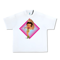 White betty boop Urban Heavy Tee - artisFamous