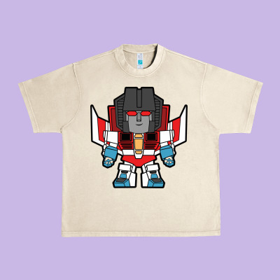 Starscream Chibi Urban Heavy Tee Designed By Artisfamous