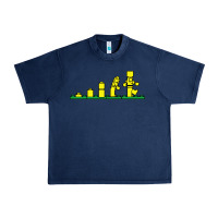 Navy evolution of lego Urban Heavy Tee - artisFamous
