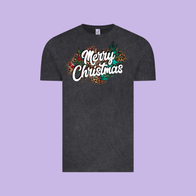 Merry Christmas Vintage Tee Designed By Cowhidedigitalart