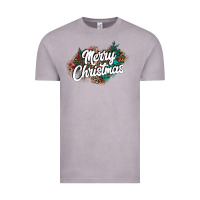 Vintage Zinc Merry Christmas Vintage Tee - CowhideDigitalArt