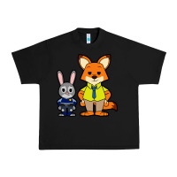 Black zootopia duo chibi Urban Heavy Tee - artisFamous