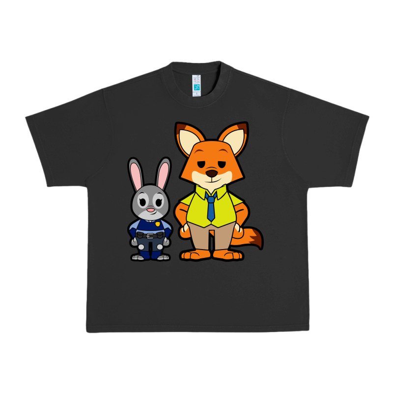 Zootopia Duo Chibi Urban Heavy Tee by artisFamous | Teevron